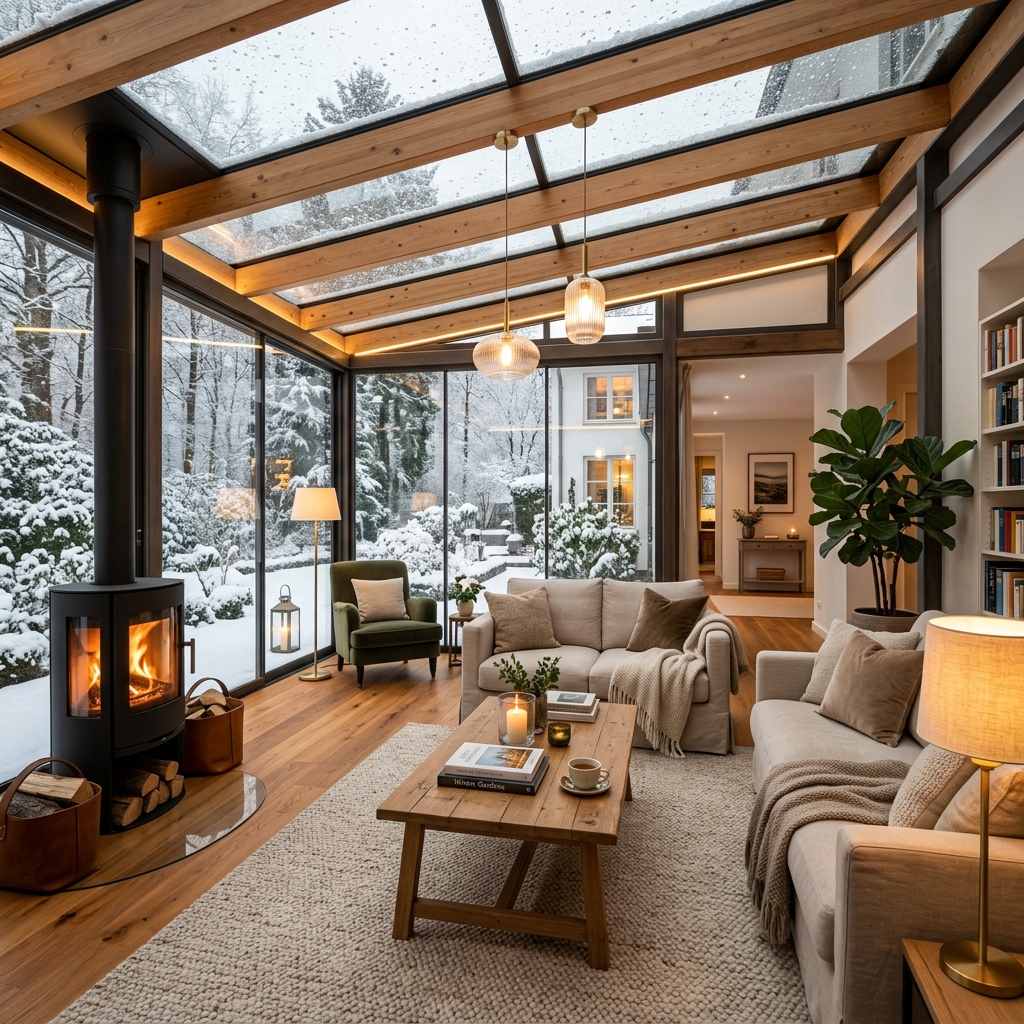 Wohn-Wintergarten Innenansicht